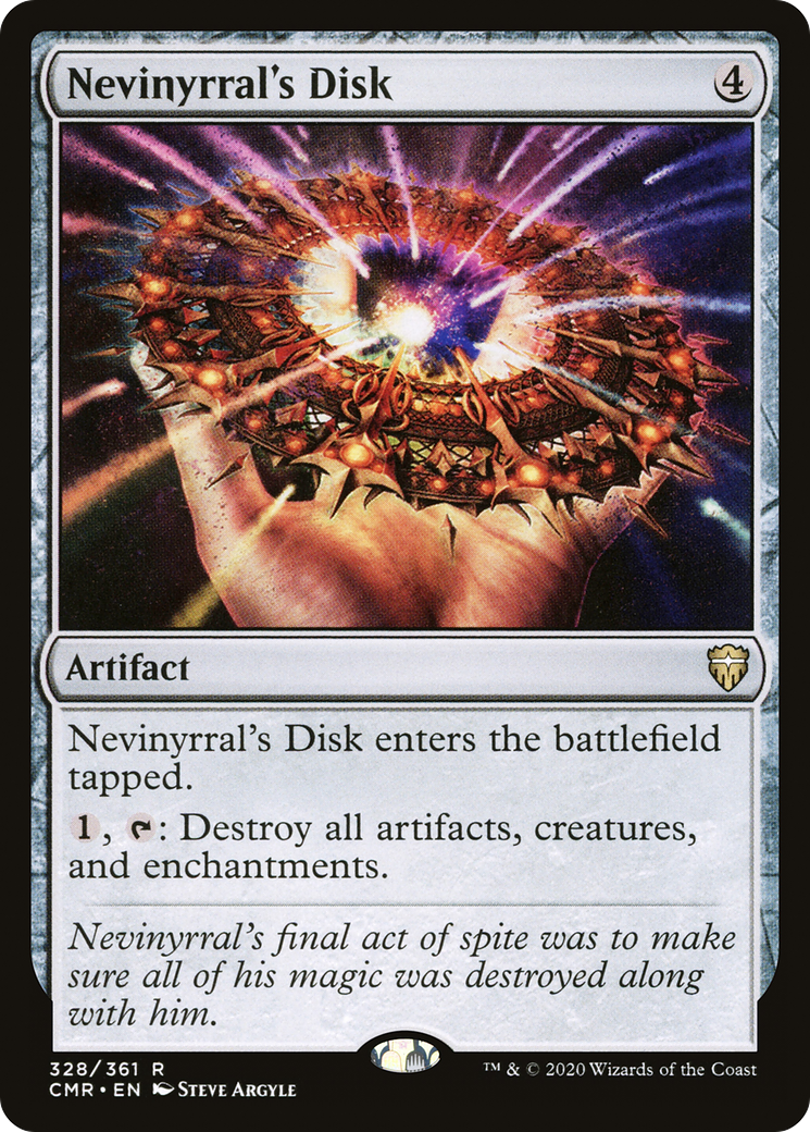 Nevinyrral's Disk (CMR-328) Foil