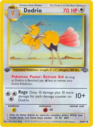 Dodrio 034/64 - Unlimited Jungle - Uncommon