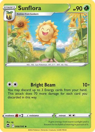 Sunflora 006 - Reverse Holofoil - Uncommon