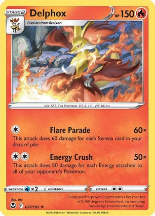 Delphox 027 - Rare