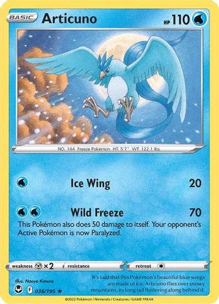 Articuno 036 - Reverse Holofoil - Holo Rare