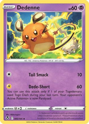 Dedenne 085 - Reverse Holofoil - Uncommon