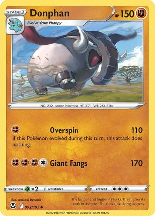 Donphan 092 - Reverse Holofoil - Uncommon