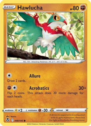 Hawlucha 098 - Reverse Holofoil - Common