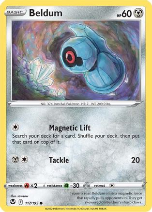 Beldum 117 - Reverse Holofoil - Common