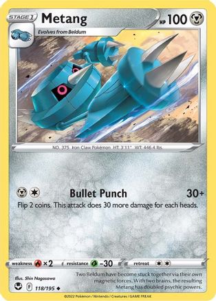Metang 118 - Reverse Holofoil - Uncommon