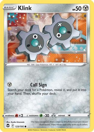 Klink 123 - Reverse Holofoil - Common