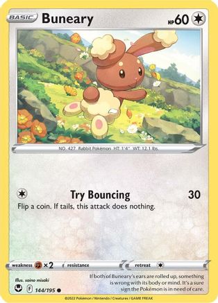 Buneary 144 - Reverse Holofoil - Common