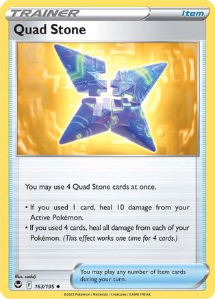 Quad Stone 163 - Reverse Holofoil - Uncommon