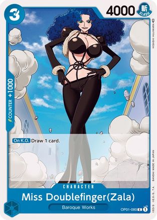 Miss Doublefinger(Zala) (OP01-080) - Romance Dawn