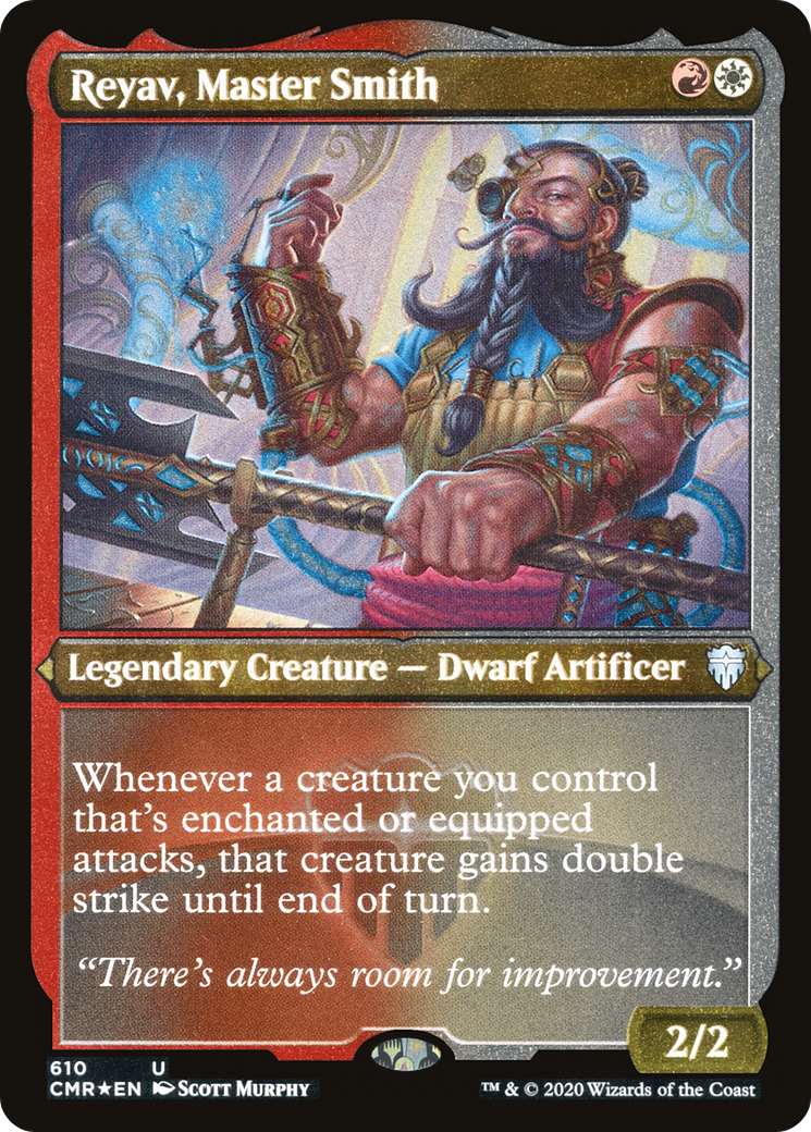 Reyav, Master Smith (Foil Etched) (CMR-610) Foil