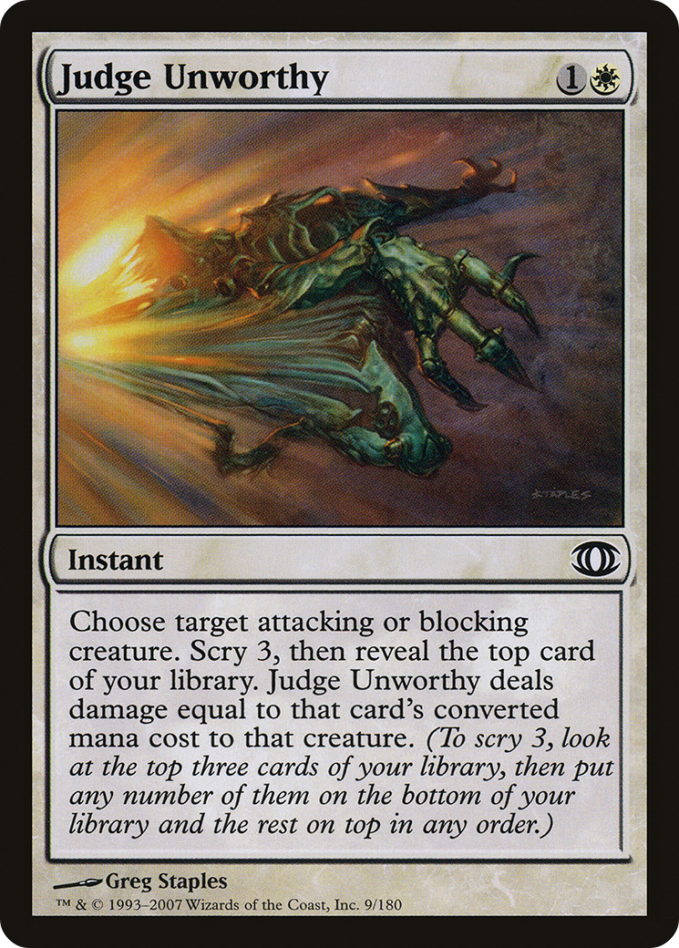 Judge Unworthy (FUT-009) Foil