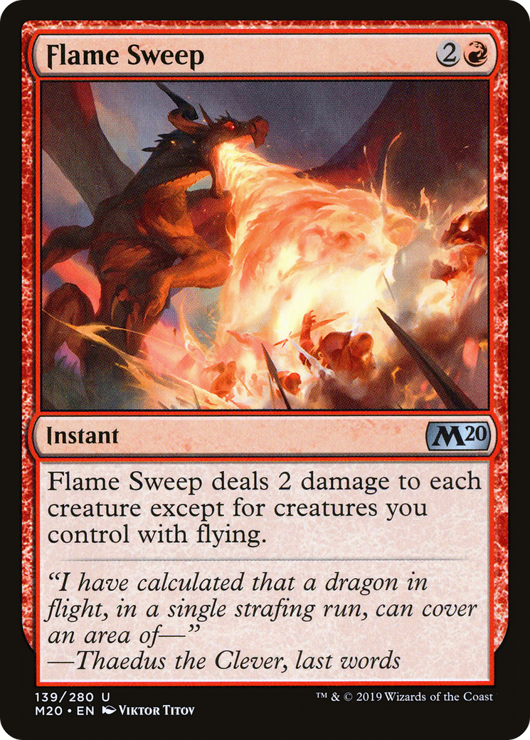 Flame Sweep (M20-139) Foil