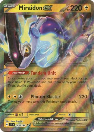 Miraidon ex 081/198 - HolofoilDouble Rare