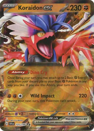Koraidon ex 125/198 - HolofoilDouble Rare