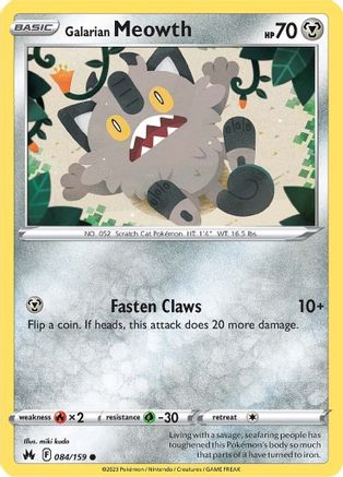 Galarian Meowth 084 - Common