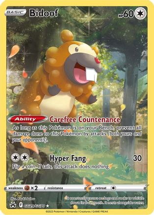 Bidoof GG29/70 - Ultra Rare