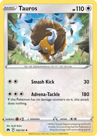 Tauros 106 - Rare
