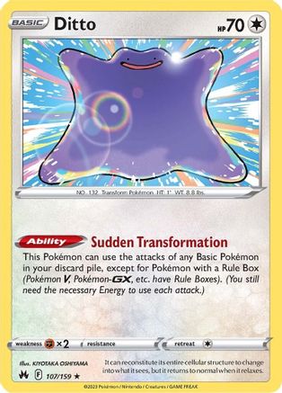 Ditto 107 - Holofoil - Holo Rare