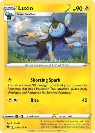 Luxio (42) (42) 042 - Reverse Holofoil - Uncommon