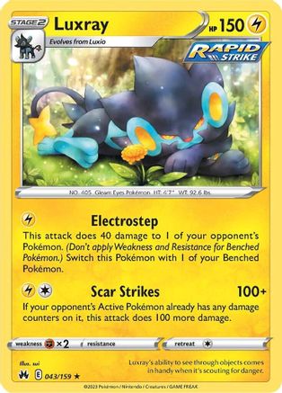Luxray (43) (43) 043 - Reverse Holofoil - Rare