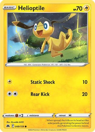 Helioptile 049 - Reverse Holofoil - Common
