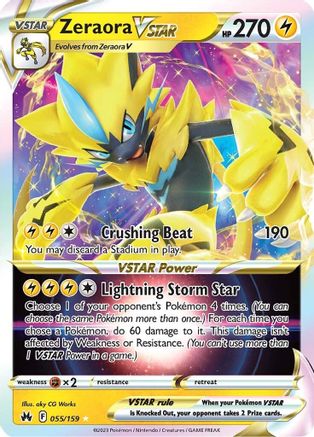 Zeraora VSTAR 055 - Holofoil - Ultra Rare