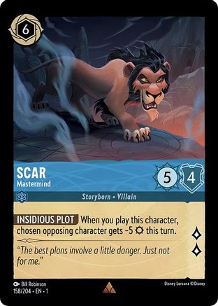 Scar (Mastermind) - 158/204 - Rare (Foil)