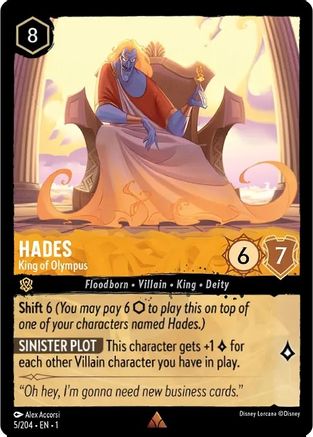 Hades (King of Olympus) - 5/204 - Rare