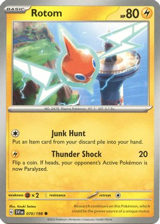Rotom 70/198 - Common - Reverse Holo