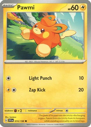 Pawmi 74/198 - Common - Reverse Holo