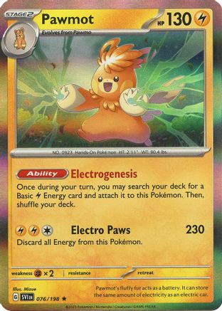 Pawmot 76/198 - Rare - Reverse Holo