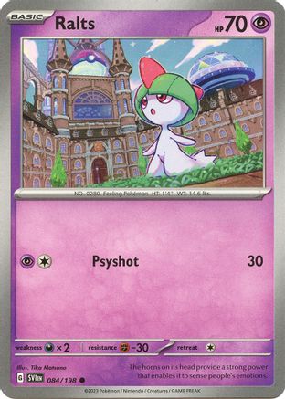 Ralts 84/198 - Common - Reverse Holo