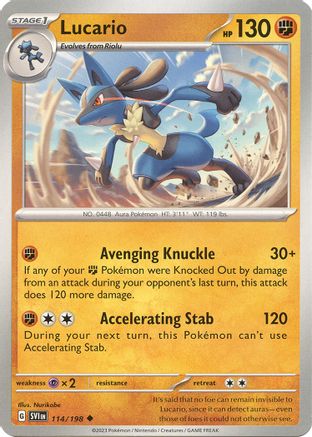 Lucario 114/198 - Uncommon - Reverse Holo