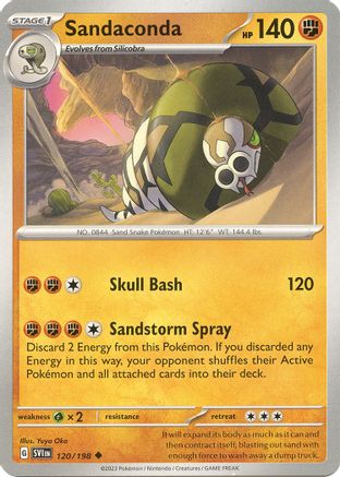Sandaconda 120 - Uncommon - Reverse Holo
