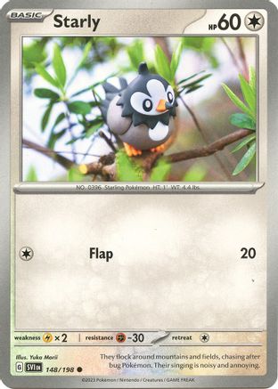 Starly 148/198 - Common - Reverse Holo