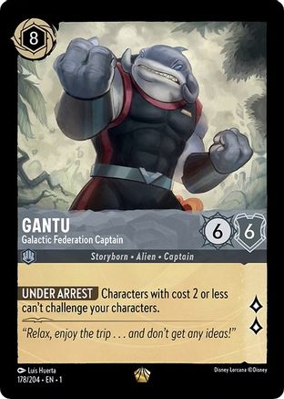 Gantu (Galactic Federation Captain) - 178/204 - Legendary (Foil)