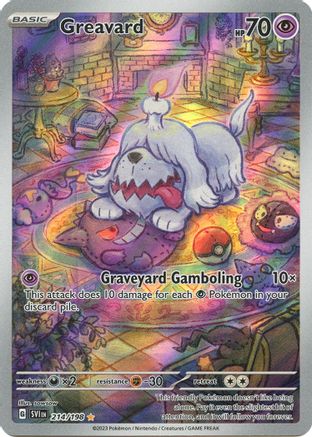 Greavard 214/198  - Holofoil SV01 Scarlet & Violet Base Set - Illustration Rare