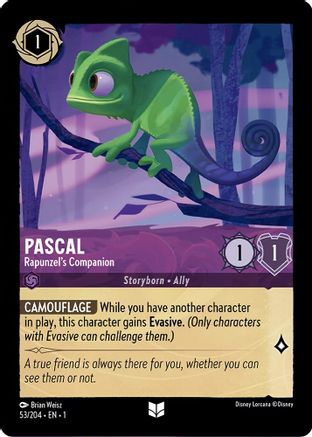 Pascal (Rapunzel's Companion) - 53/204 - Uncommon (Foil)