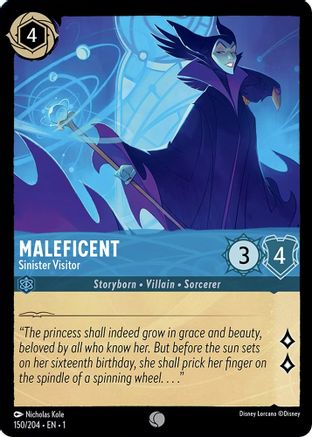 Maleficent (Sinister Visitor) - 150/204 - Common (Foil)