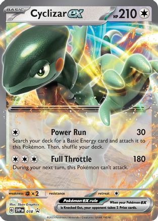 Cyclizar ex 018 - Holofoil - Promo