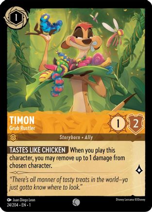 Timon (Grub Rustler) - 24/204 - Common (Foil)