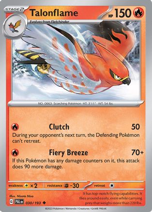 Talonflame 30 - Uncommon - Reverse Holo