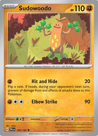 Sudowoodo 109 - Uncommon