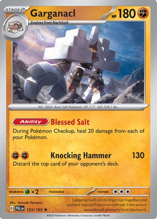 Garganacl 123 - Rare - Reverse Holo