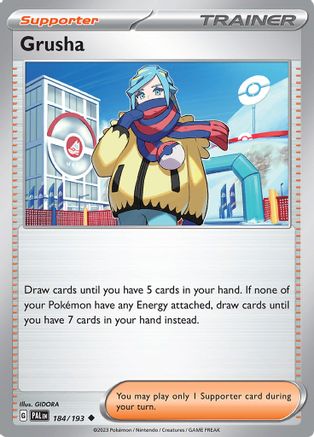 Grusha 184/193 - Uncommon - Reverse Holo