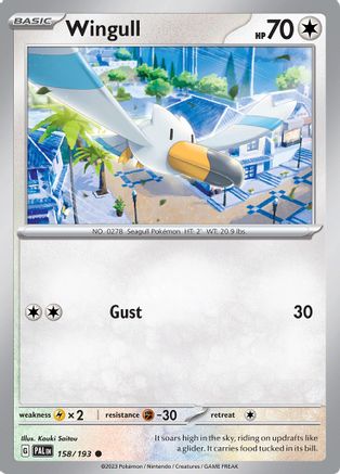 Wingull 158 - Common - Reverse Holo