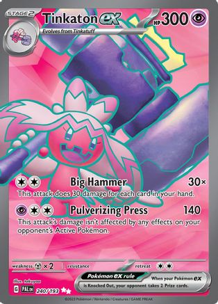 Tinkaton ex 240/193 - Ultra Rare