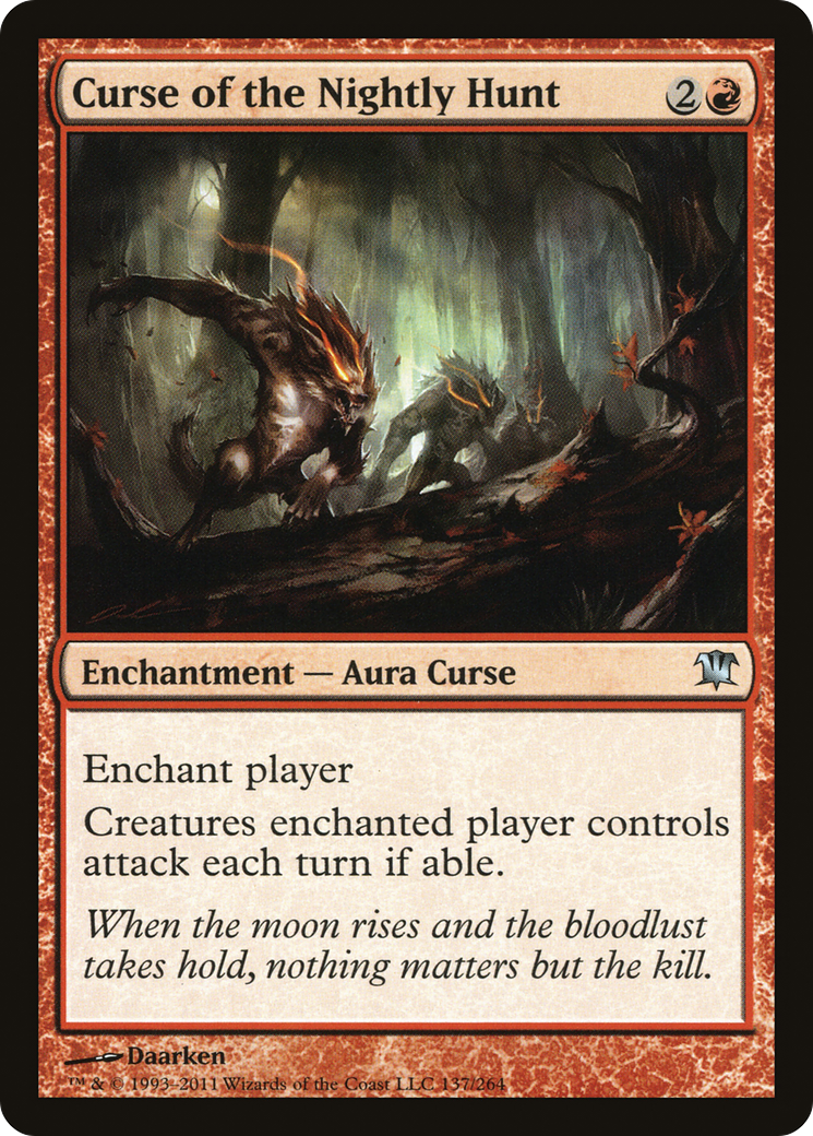 Curse of the Nightly Hunt (ISD-137) Foil