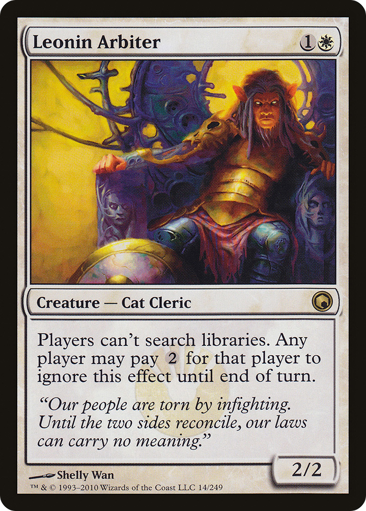 Leonin Arbiter (SOM-014) Foil
